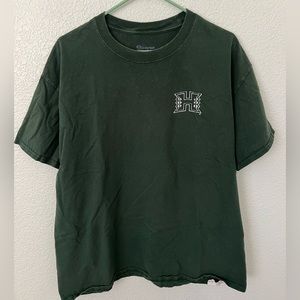 University of Hawaii Green T shirt in size XL Vintage